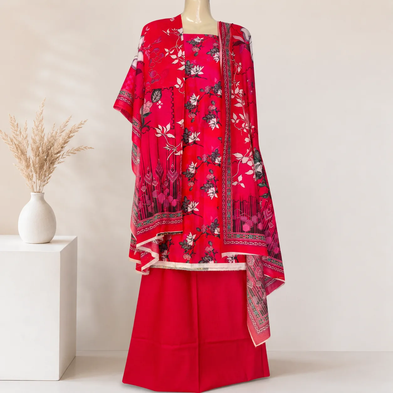 Bana Dora Premium Lawn – 3 Piece Unstitched Suit