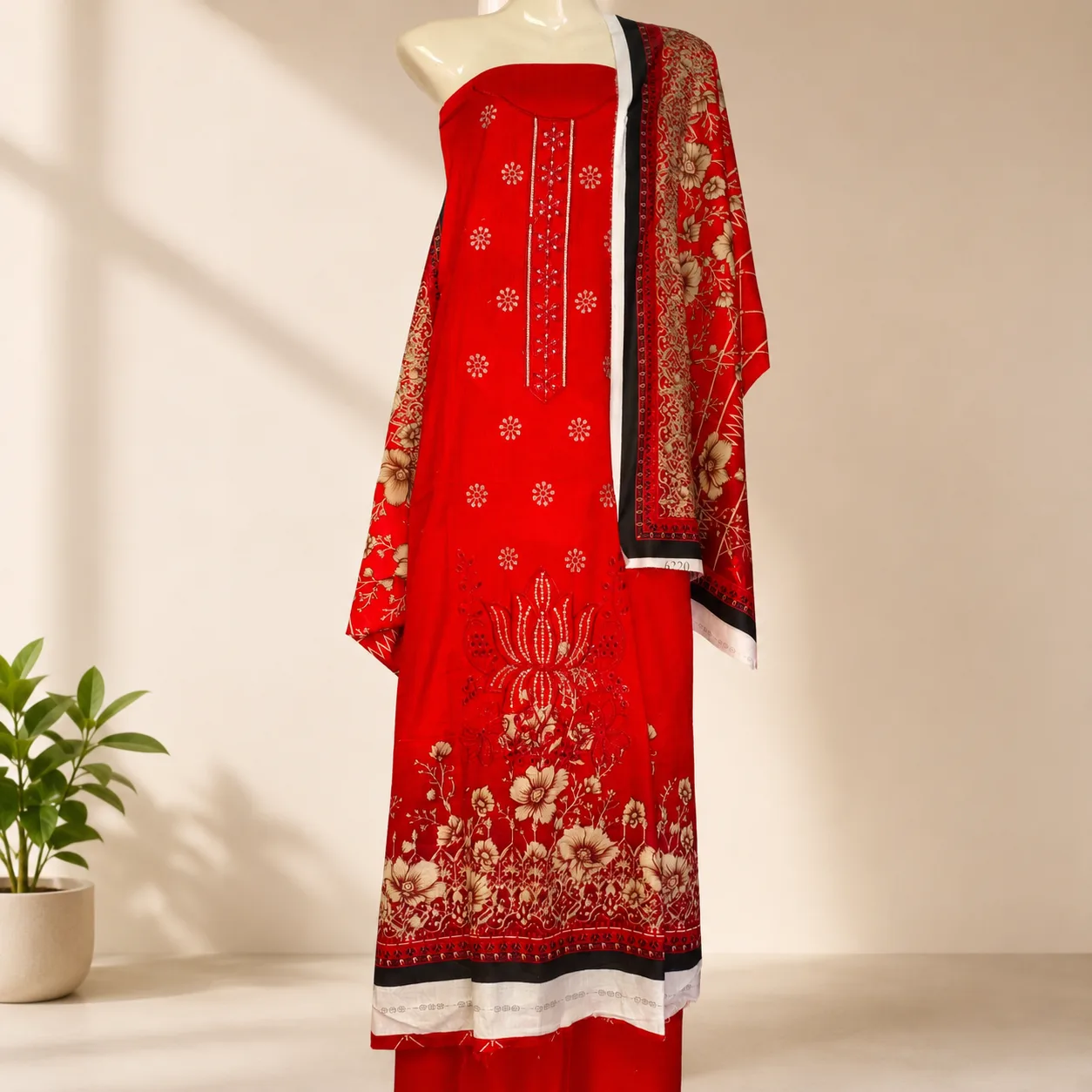 LimeLight Brand Premium – 3 Piece Unstitched Suit