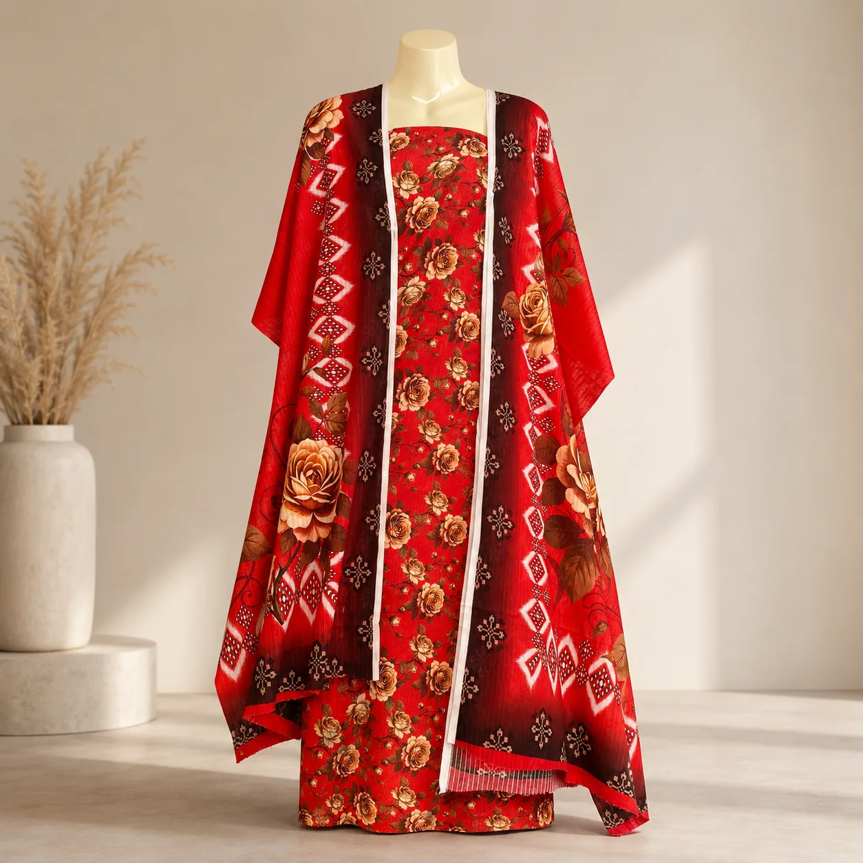 Bana Dora Premium Lawn – 3 Piece Unstitched Suit